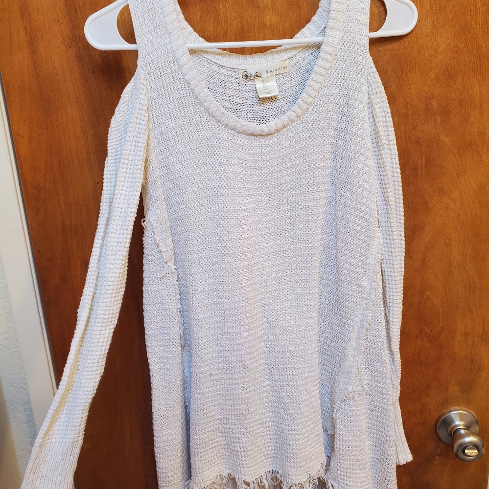Open Shoulder Sweater